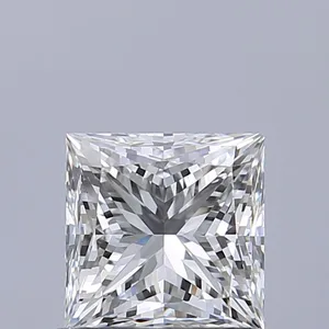 0.7ct PRINCESS F VVS1 Natural diamond