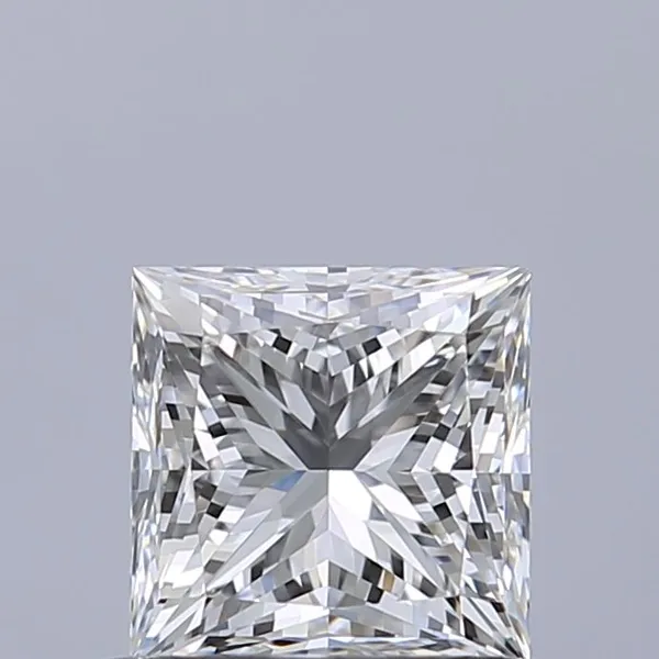 0.7ct PRINCESS F VVS1 Natural diamond