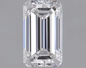 0.3ct EMERALD F VS2 Natural diamond