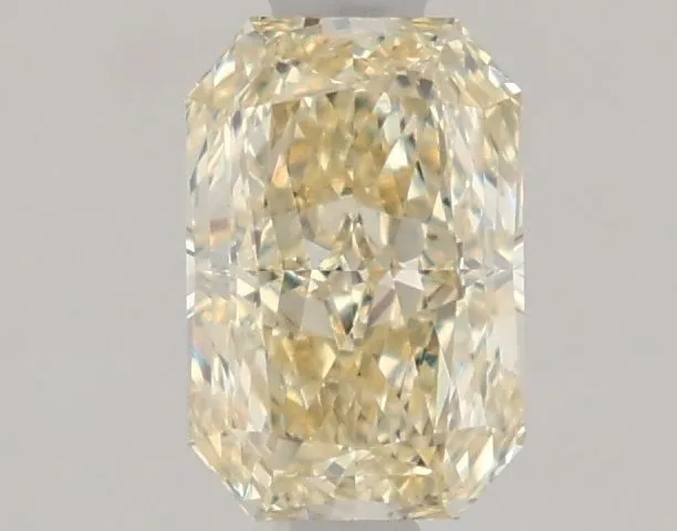 1.04ct RADIANT Fancy Light Yellow VVS2 Coloured Lab diamond
