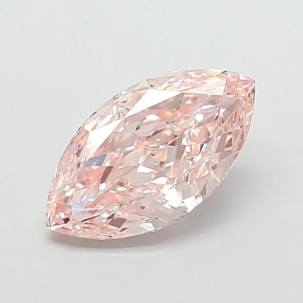 2.02ct MARQUISE Fancy Vivid Pink VS1 Coloured Lab diamond