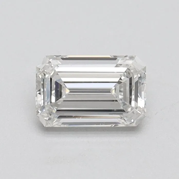 0.51ct EMERALD F VVS2 Lab Grown diamond