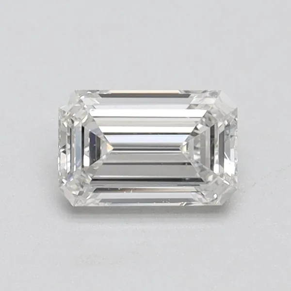 0.51ct EMERALD F VVS2 Lab diamond