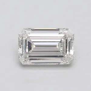 0.51ct EMERALD F VVS2 Lab diamond