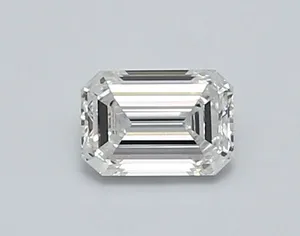 0.59ct EMERALD E VVS2 Lab diamond