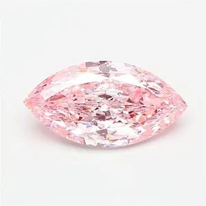 2.09ct MARQUISE Fancy Vivid Pink VVS2 Coloured Lab diamond