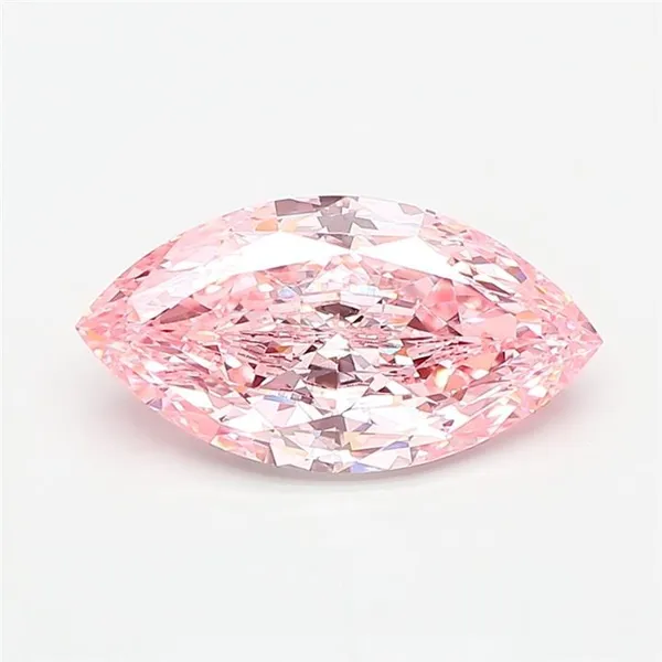 2.09ct MARQUISE Fancy Vivid Pink VVS2 Coloured Lab diamond
