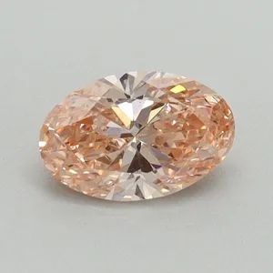 0.71ct OVAL Fancy Intense Pink VS2 Coloured Lab diamond