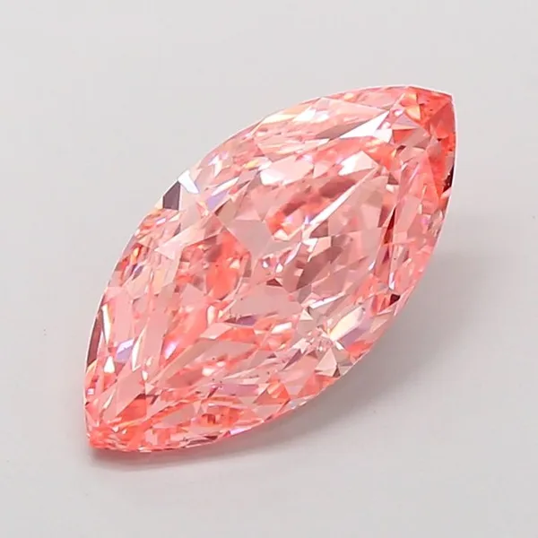 3ct MARQUISE Fancy Vivid Pink VS1 Coloured Lab diamond