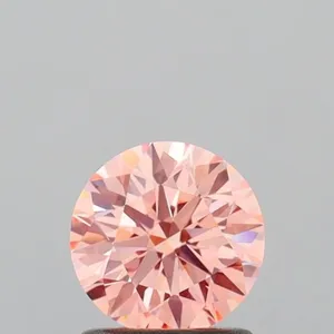 1ct ROUND Fancy Intense Pink VVS2 Coloured Lab diamond