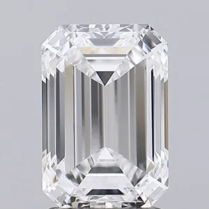 0.39ct EMERALD D IF Lab diamond