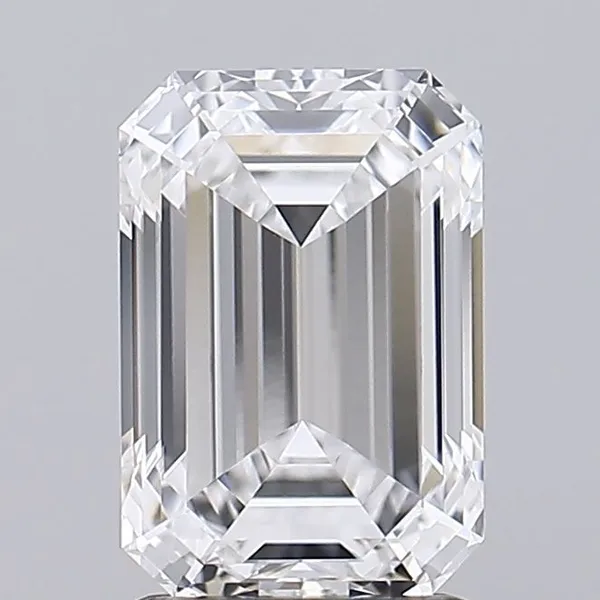 0.39ct EMERALD D IF Lab diamond