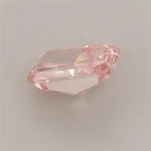 0.6ct RADIANT Fancy Vivid Pink VS1 Coloured Lab diamond