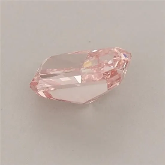 0.6ct RADIANT Fancy Vivid Pink VS1 Coloured Lab diamond
