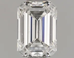 0.8ct EMERALD F VS1 Lab diamond