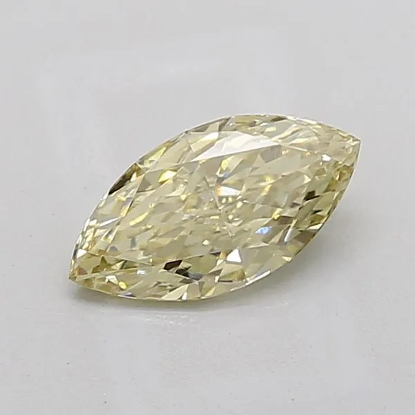 1.19ct MARQUISE Fancy Gray Yellow VS1 Coloured Lab diamond