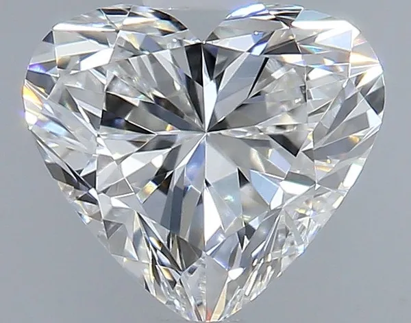 0.5ct HEART F VVS2 Natural diamond