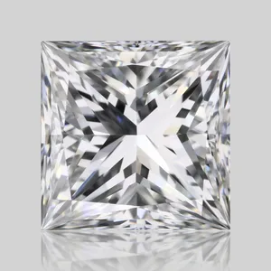 0.9ct PRINCESS E VVS2 Natural diamond