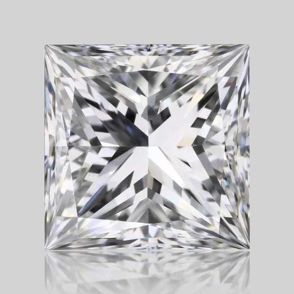 0.9ct PRINCESS E VVS2 Natural diamond