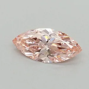 0.34ct MARQUISE Fancy Vivid Pink VVS2 Coloured Lab diamond