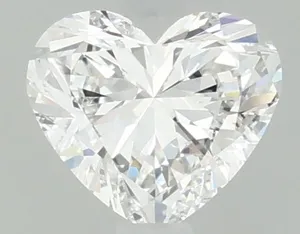 1ct HEART F VVS2 Lab diamond