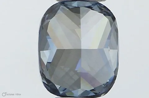 0.38ct CUSHION Fancy Vivid Blue VS1 Coloured Lab diamond