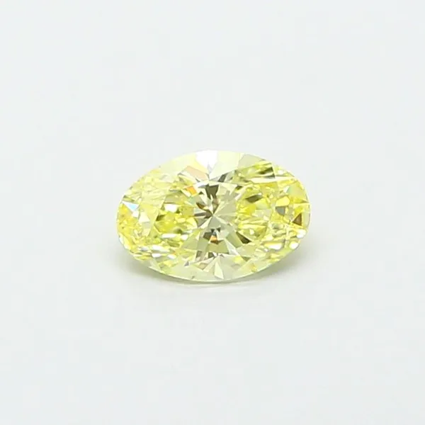 0.73ct OVAL Fancy Yellow VVS2 Coloured Lab diamond