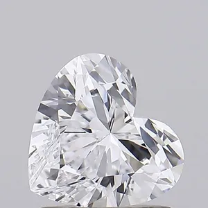 1ct HEART D VVS2 Lab diamond