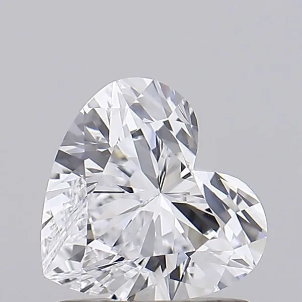 1ct HEART D VVS2 Lab diamond