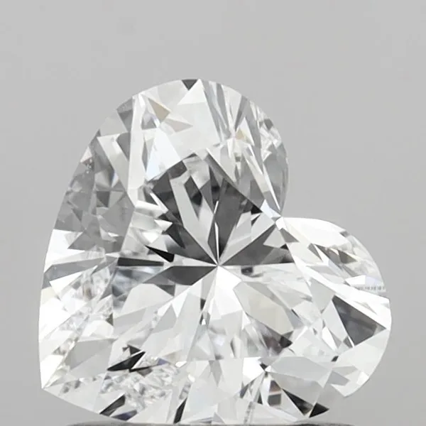 1ct HEART D VVS2 Lab diamond