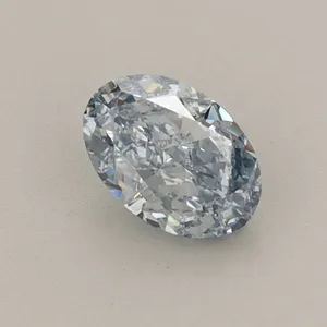 0.55ct OVAL Fancy Intense Blue VVS2 Coloured Lab diamond