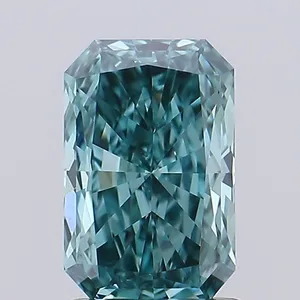 1.01ct RADIANT Fancy Vivid Blue VS1 Coloured Lab diamond