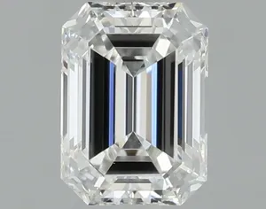 0.51ct EMERALD F VS2 Natural diamond