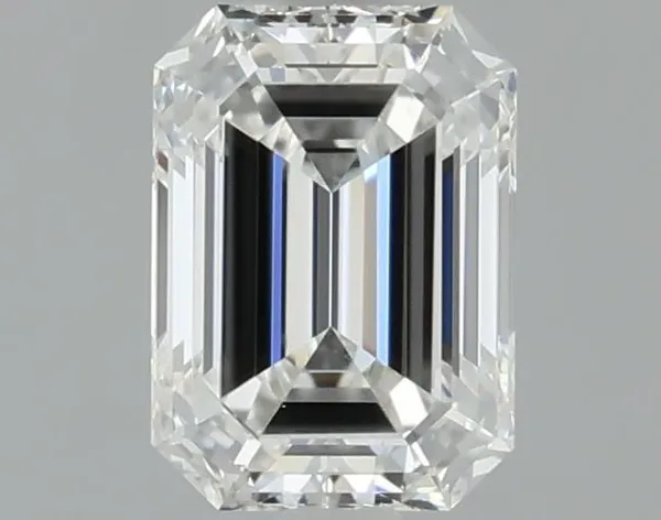 0.51ct EMERALD F VS2 Natural diamond