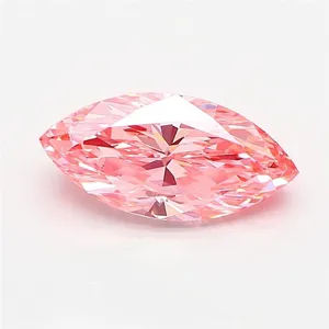 2.04ct MARQUISE Fancy Vivid Pink VS1 Coloured Lab diamond