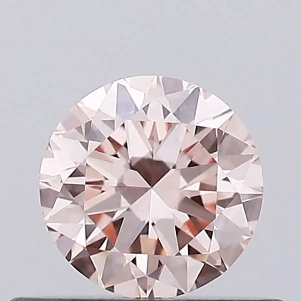 0.43ct ROUND Fancy Pink VVS2 Coloured Lab diamond