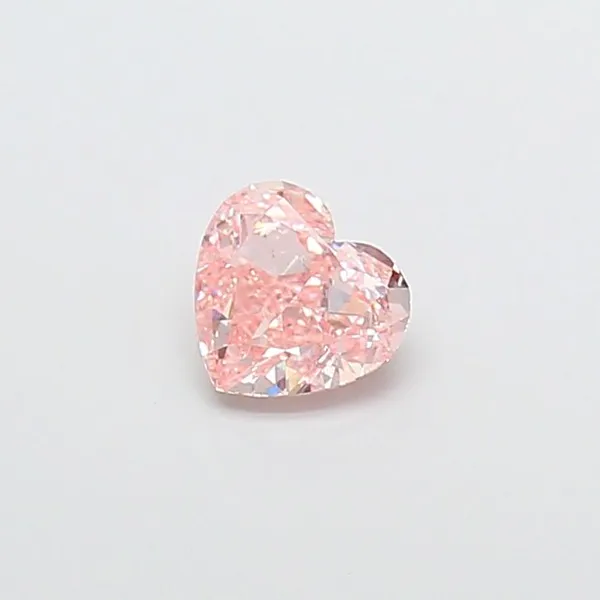 1.02ct HEART Fancy Intense Pink VS2 Coloured Lab diamond