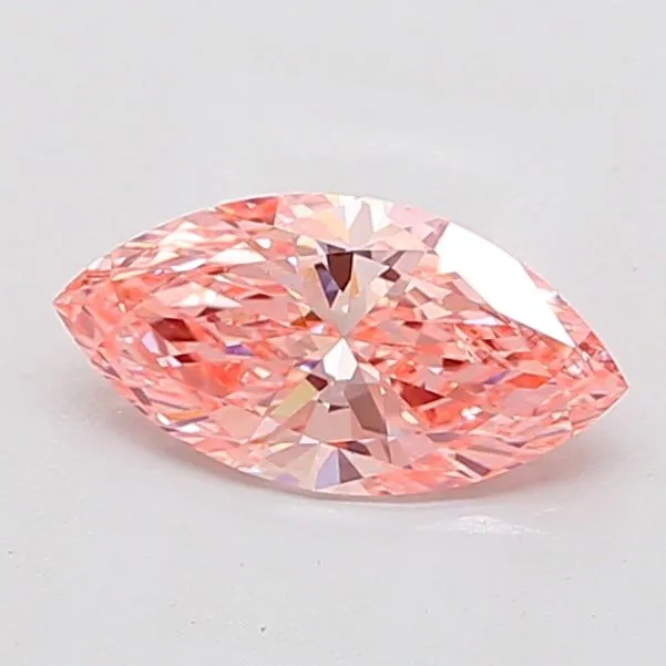 1.51ct MARQUISE Fancy Vivid Pink VS1 Coloured Lab diamond