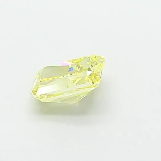 1.24ct RADIANT Fancy Intense Yellow VVS2 Coloured Lab diamond
