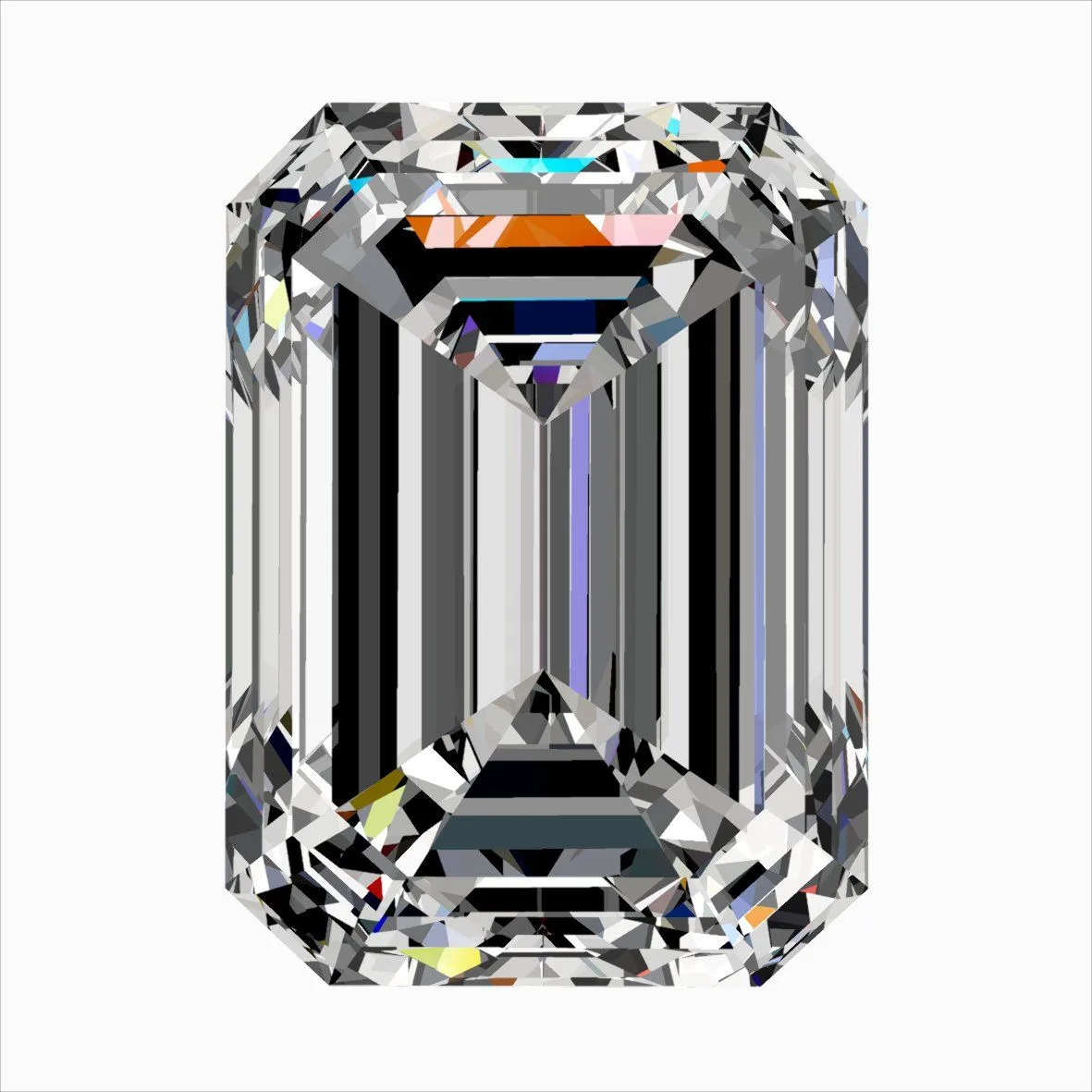 0.50ct EMERALD H VS2 Natural diamond