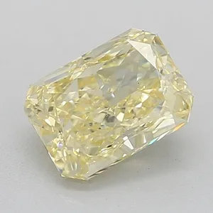 1.04ct RADIANT Fancy Intense Yellow VVS2 Coloured Lab diamond