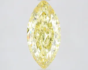 2.01ct MARQUISE Fancy Yellow VS2 Coloured Lab diamond