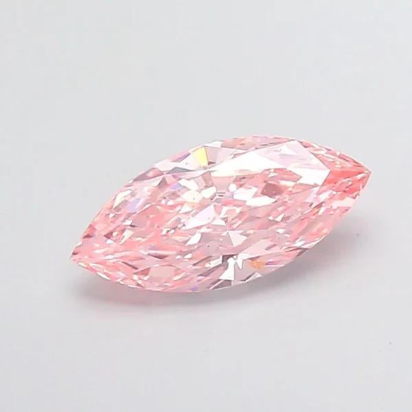 1.3ct MARQUISE Fancy Intense Pink VS2 Coloured Lab diamond