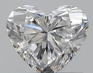 0.76ct HEART D VVS1 Natural diamond