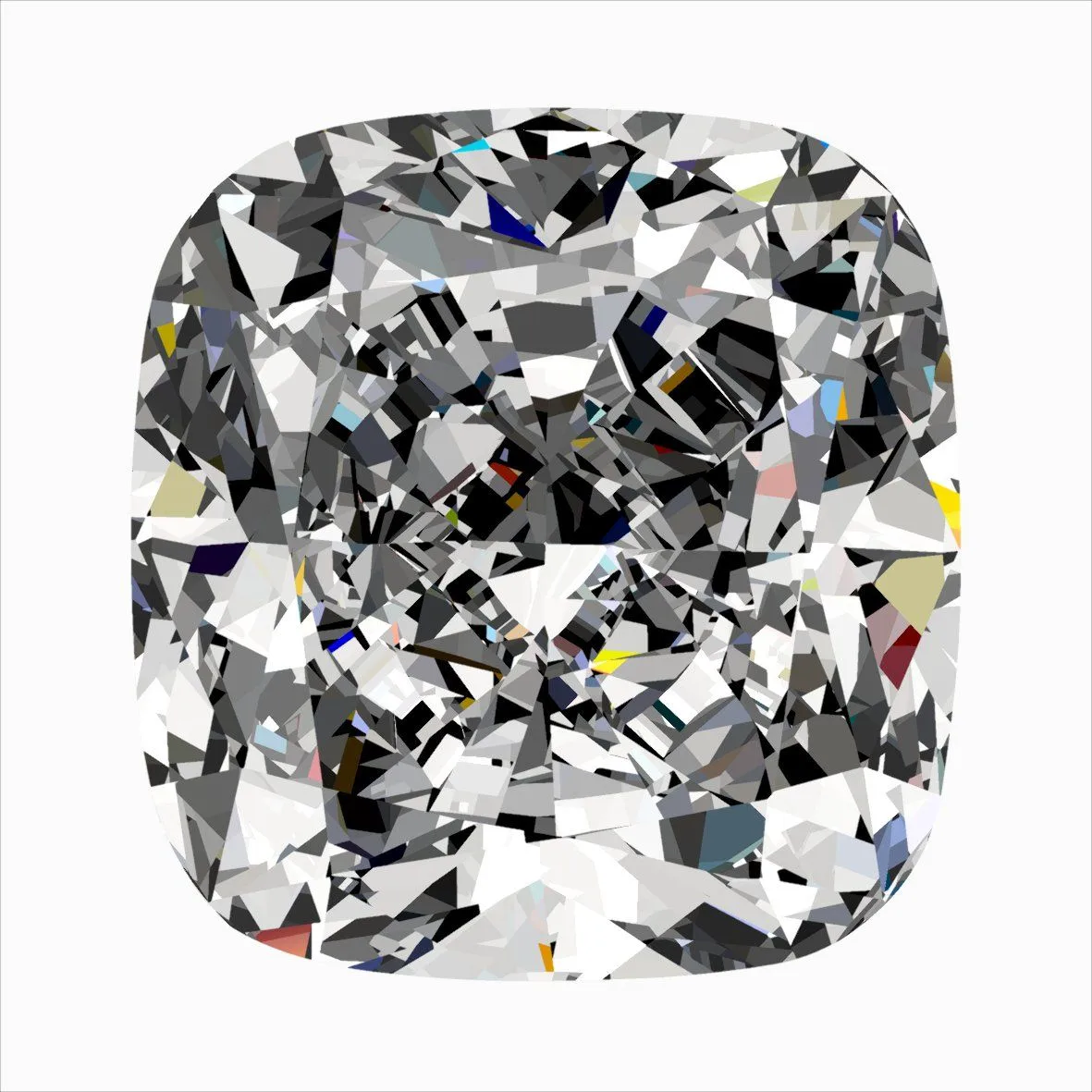 0.34ct CUSHION E VVS2 Natural diamond