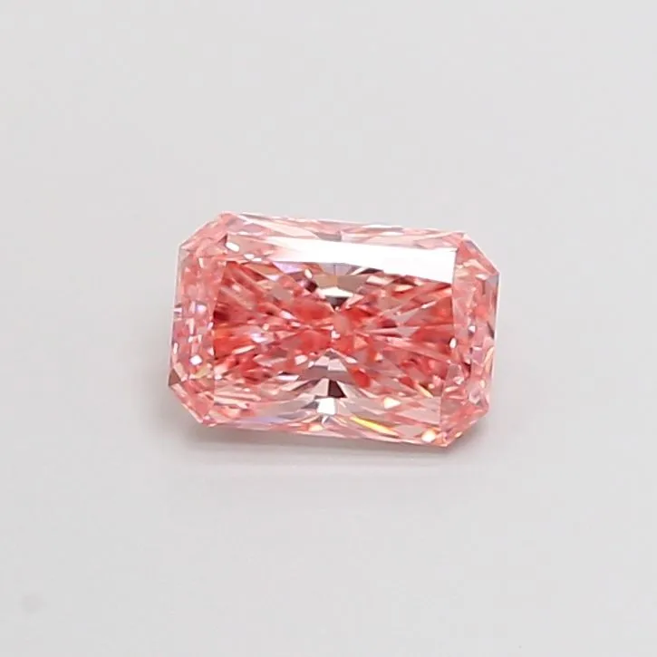 1.04ct RADIANT Fancy Vivid Pink VS1 Coloured Lab diamond