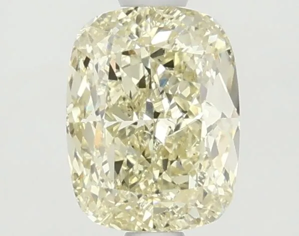1.41ct CUSHION Fancy Yellow VS1 Coloured Lab diamond