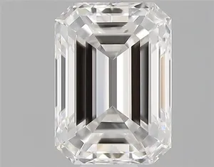 0.41ct EMERALD F VVS1 Natural diamond