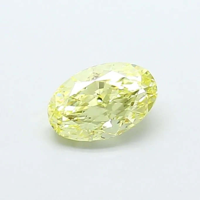 1.06ct OVAL Fancy Yellow VS1 Coloured Lab diamond