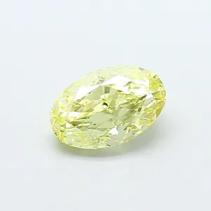 1.06ct OVAL Fancy Yellow VS1 Coloured Lab diamond